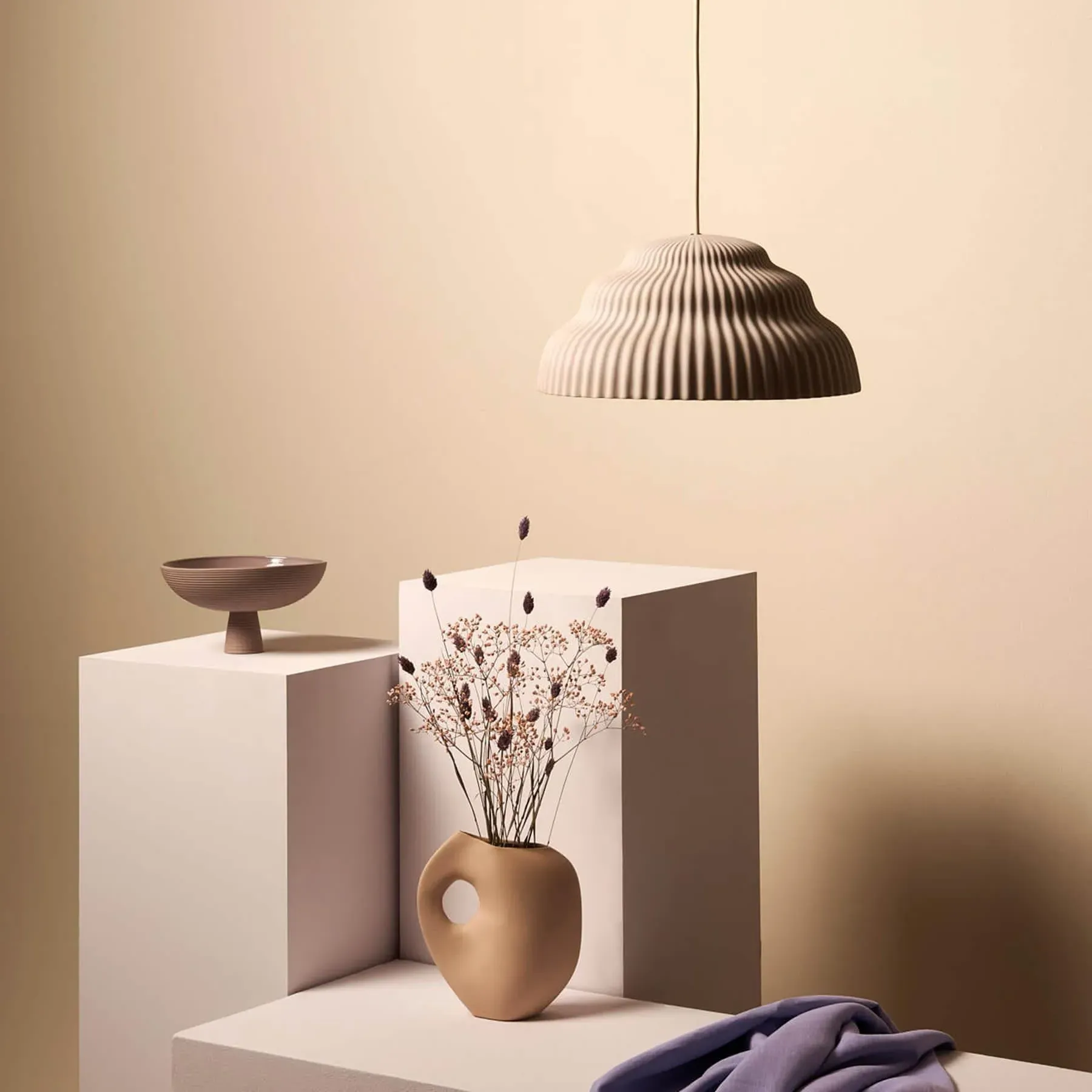 Kaskad Large Pendant Light - Rust