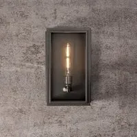Large Box Wall Light - Pewter, Stainless Steel