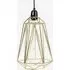 Large Diamond Cage Pendant Light - Gold, Metal