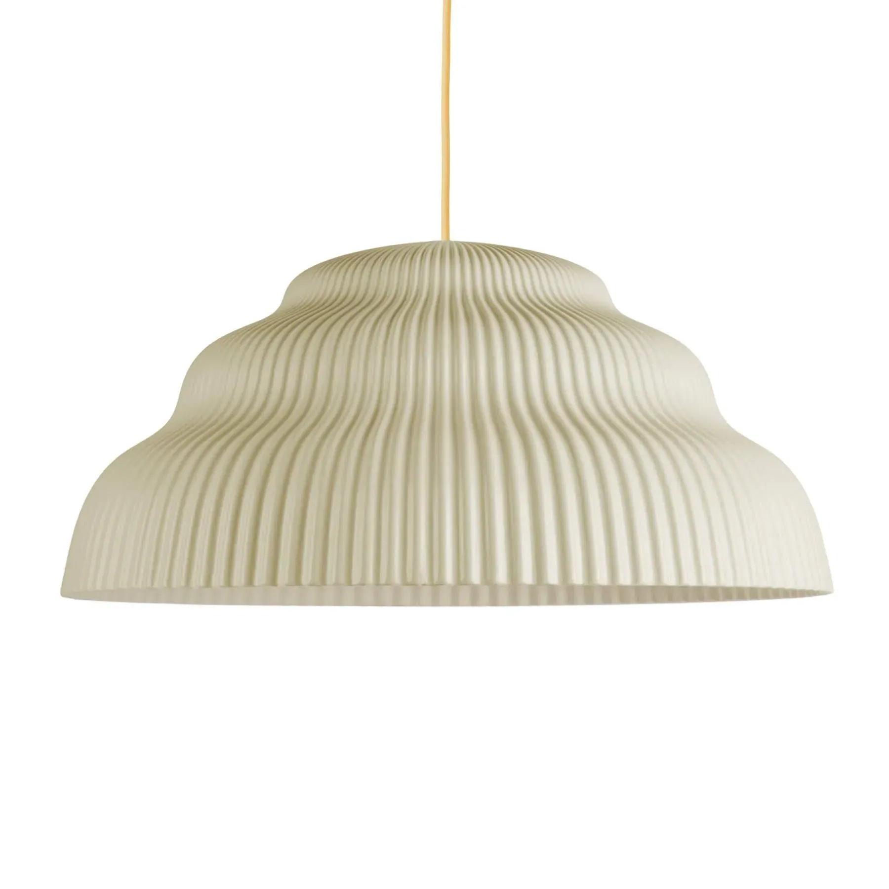 Large Pendant Light Cascading Design - Moss, Ceramic
