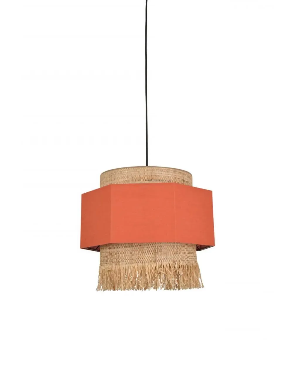 Large Pendant Light - Epices, Washed Linen
