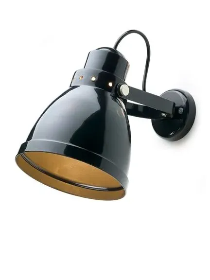 Large Wall Light with Adjustable Head - White, Steel