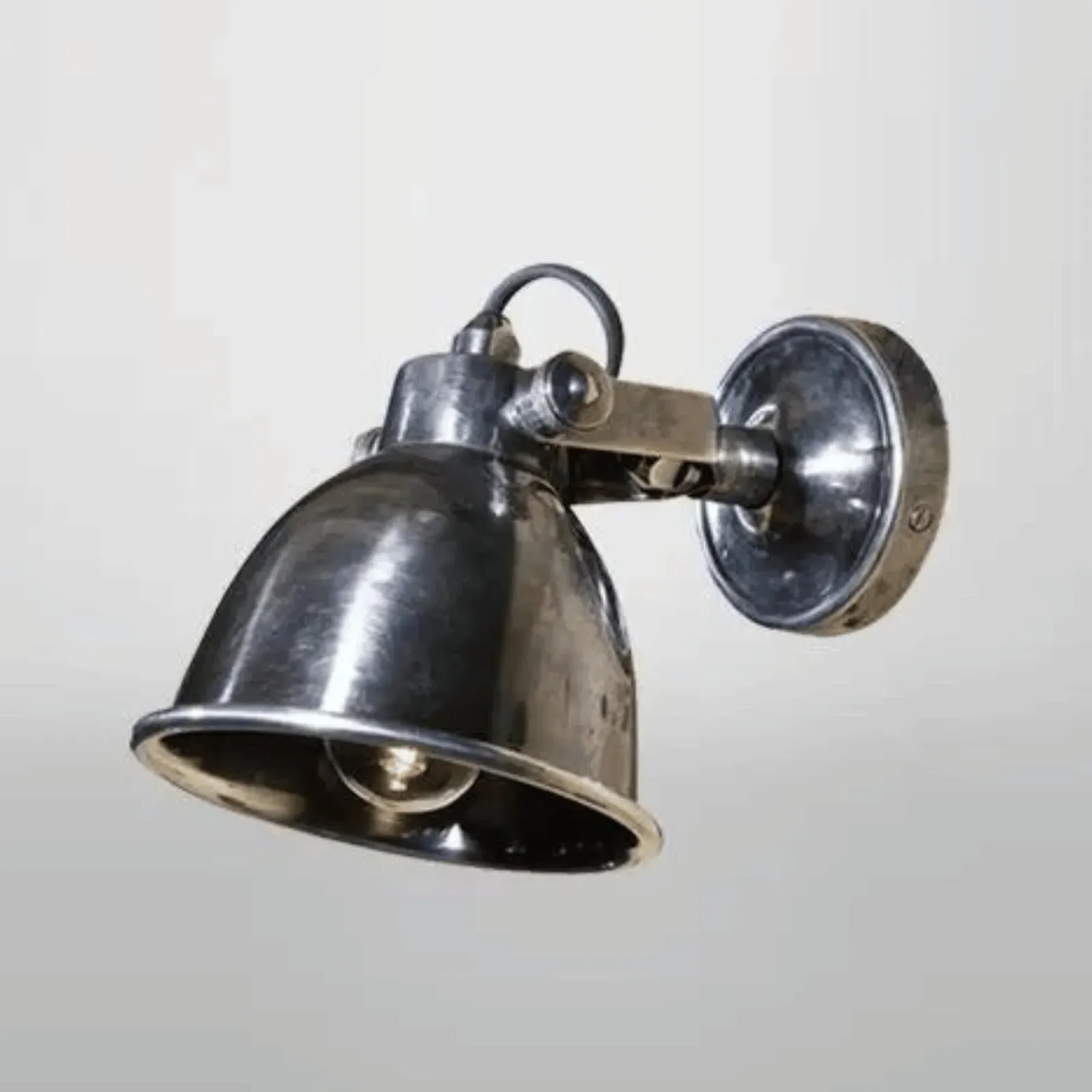 Large Wall Spotlight - Black, Metal