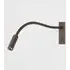 Leo Switched LED Wall Light with Flexible Arm - Bronze