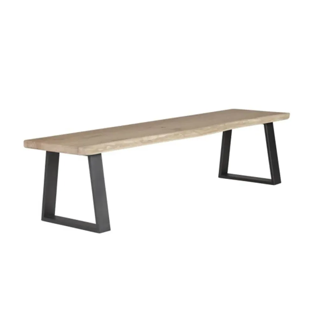 Live-Edge Bench - Oak, European Wood image