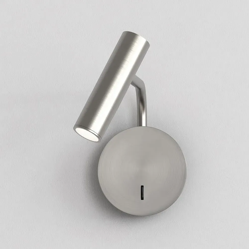 Long Wall Light with Adjustable Arm - Nickel