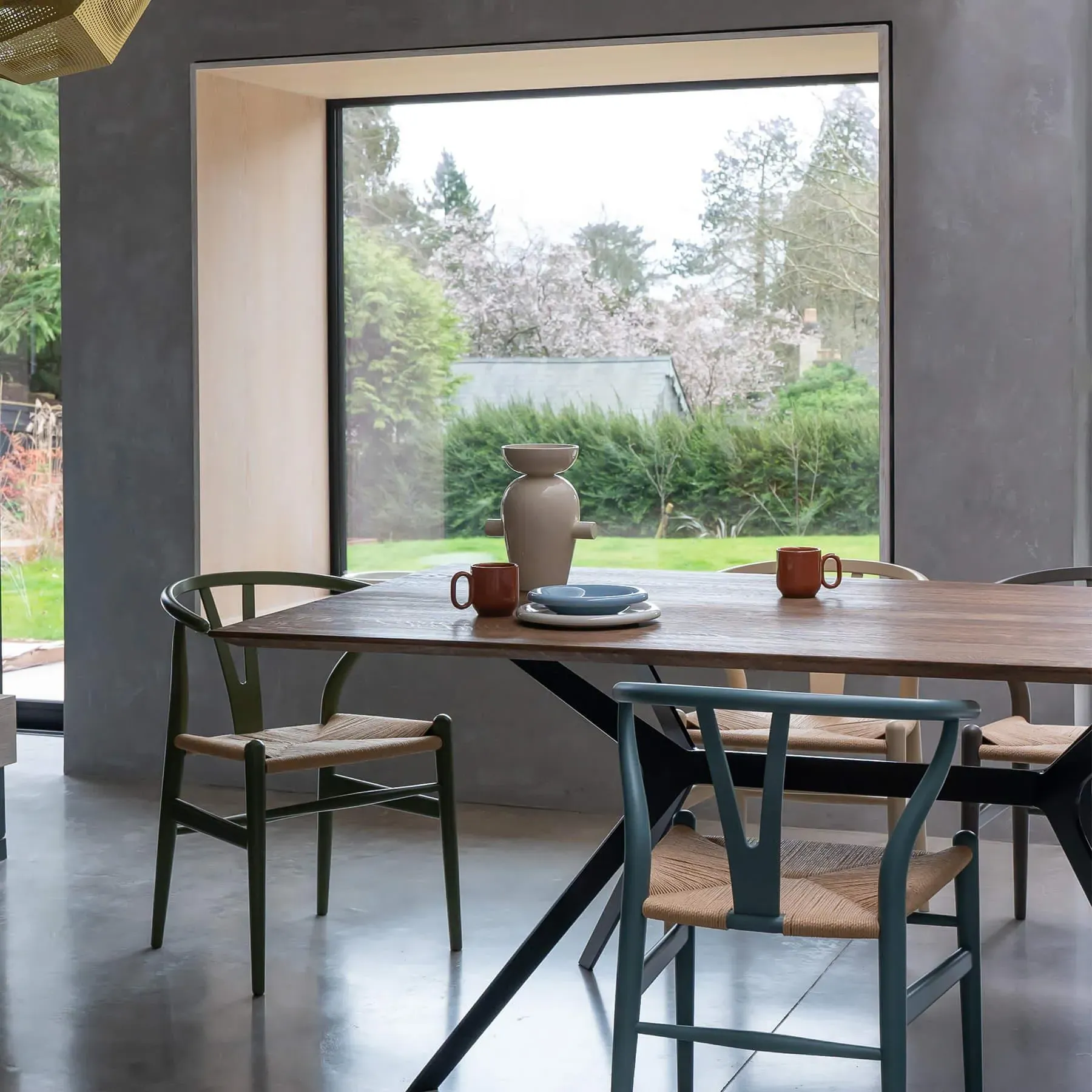 Massif Rectangular Dining Table - Smoked Oak