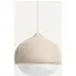 Mater Terho Medium Pendant Light - Natural Wood, Opal Glass