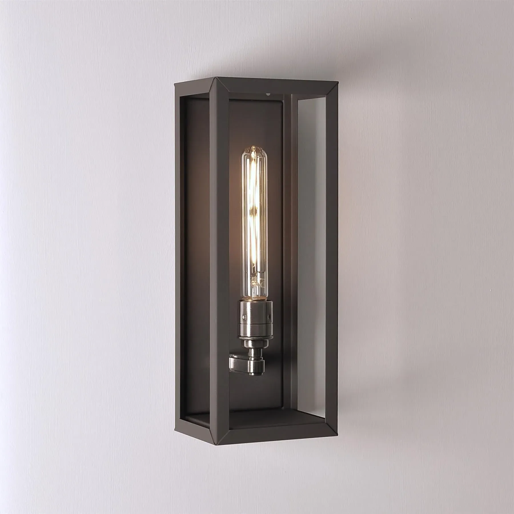 Medium Box Wall Light - Bronze, Stainless Steel