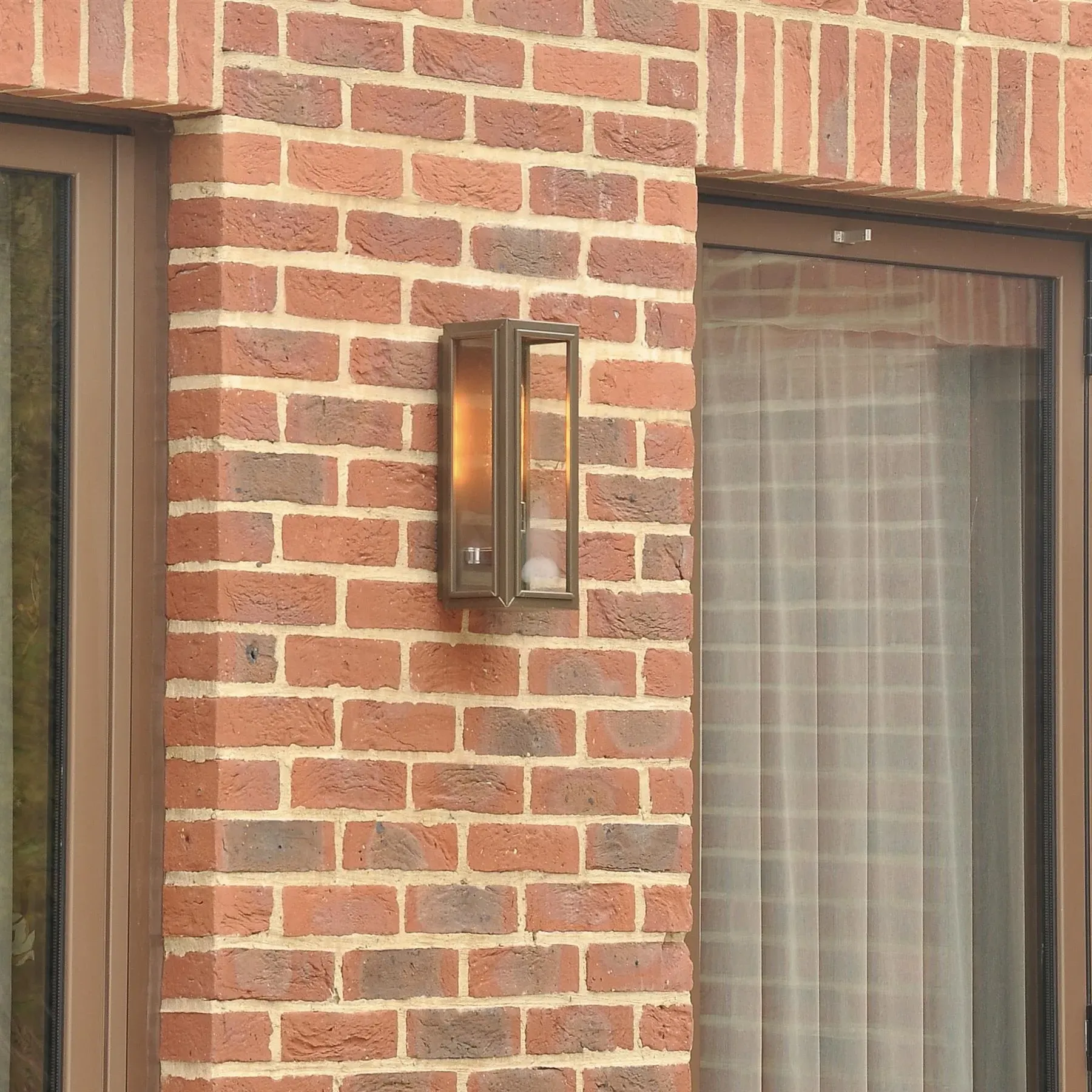 Medium Box Wall Light - Pewter, Stainless Steel