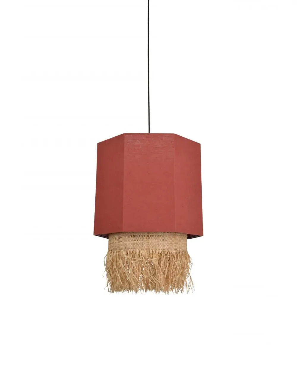 Medium Pendant Light - Massala, Washed Linen