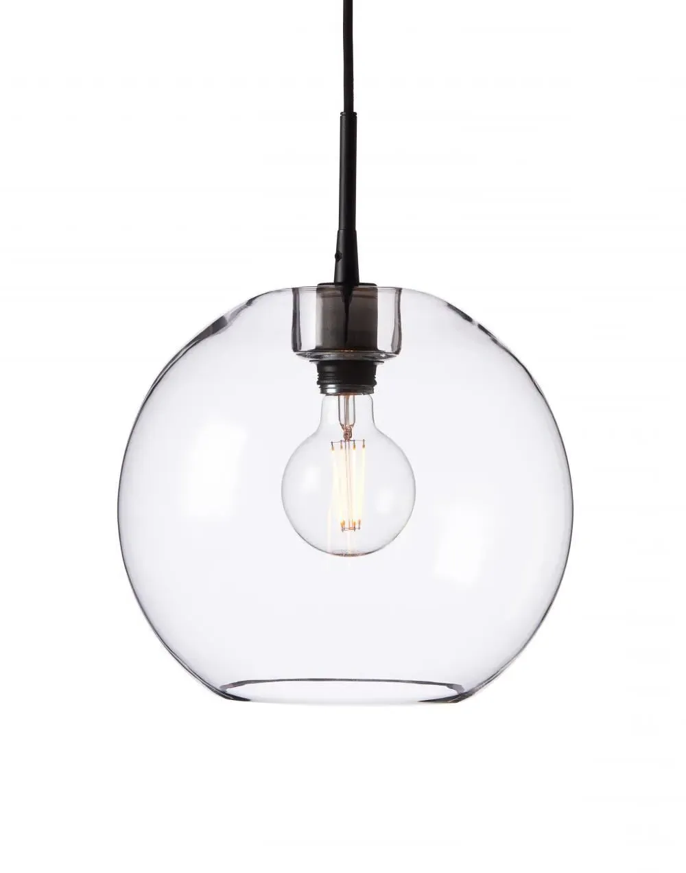 Medium Pendant Light - Smoke, Glass