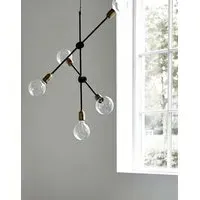 Modular Pendant Lamp - Black, Brass