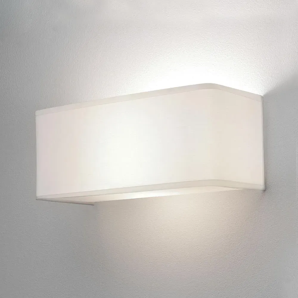 Normal Wall Light with Switch - White, Metal