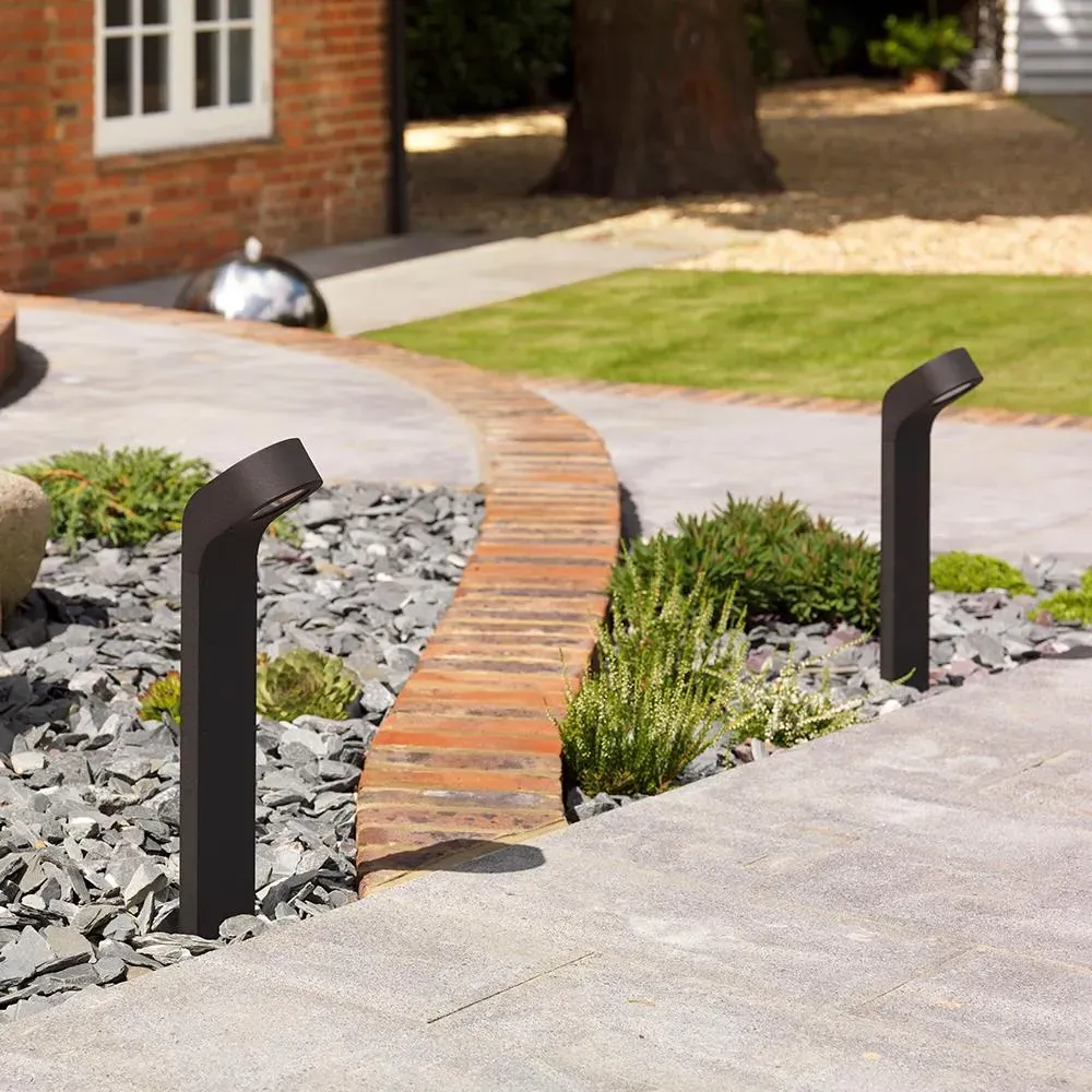 Outdoor Bollard Light - Black, Metal