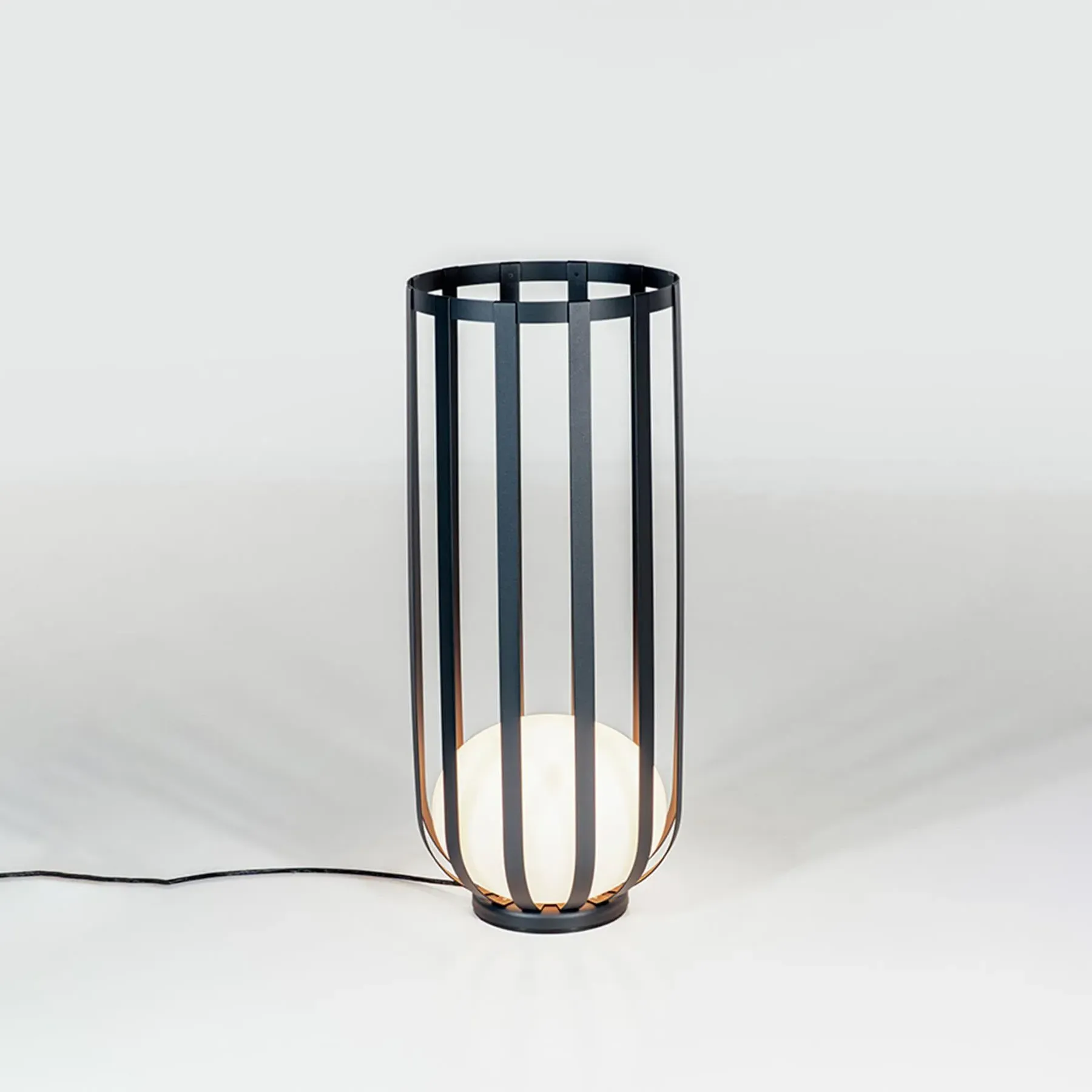 Outdoor Floor Light with Artificial Plants - Polyethylene