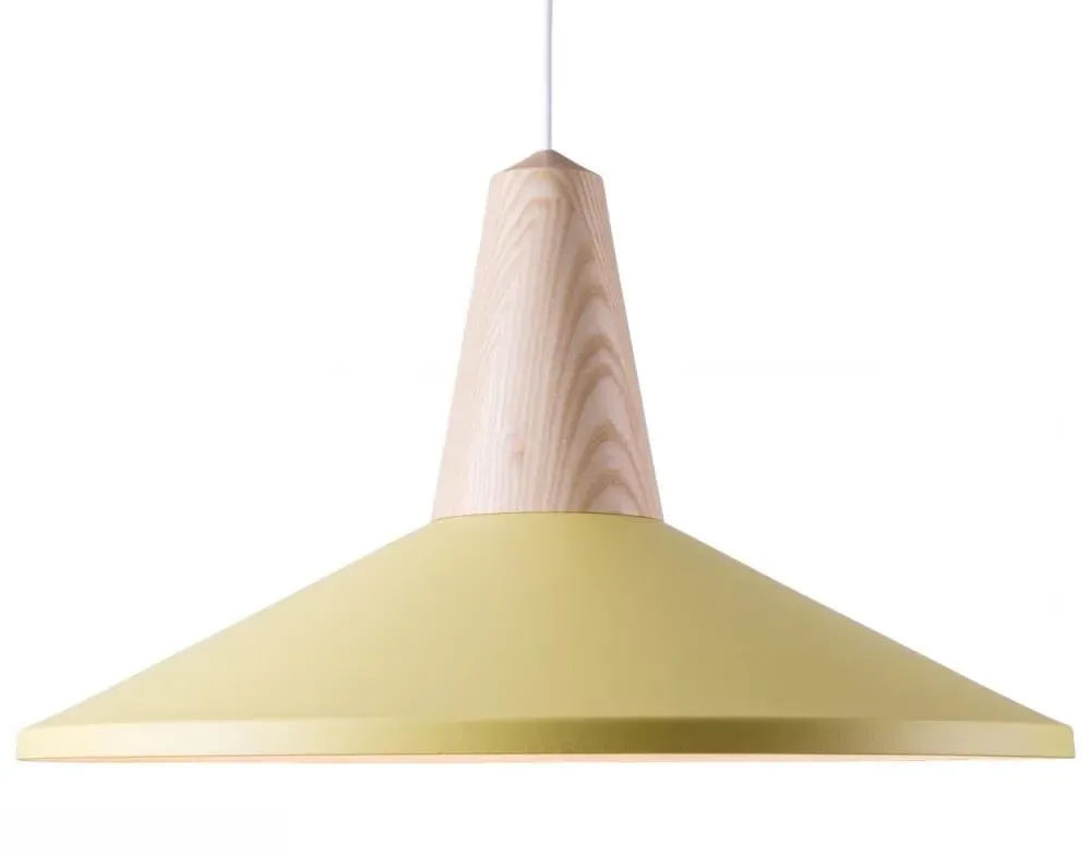 Pendant Light with Magnetic Shade - Blue, Oak