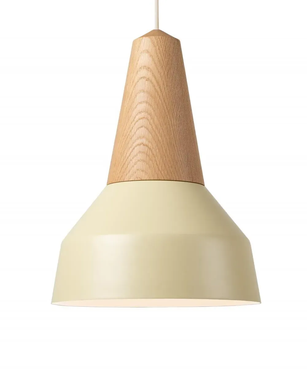Pendant Light with Magnetic Shade - Oak