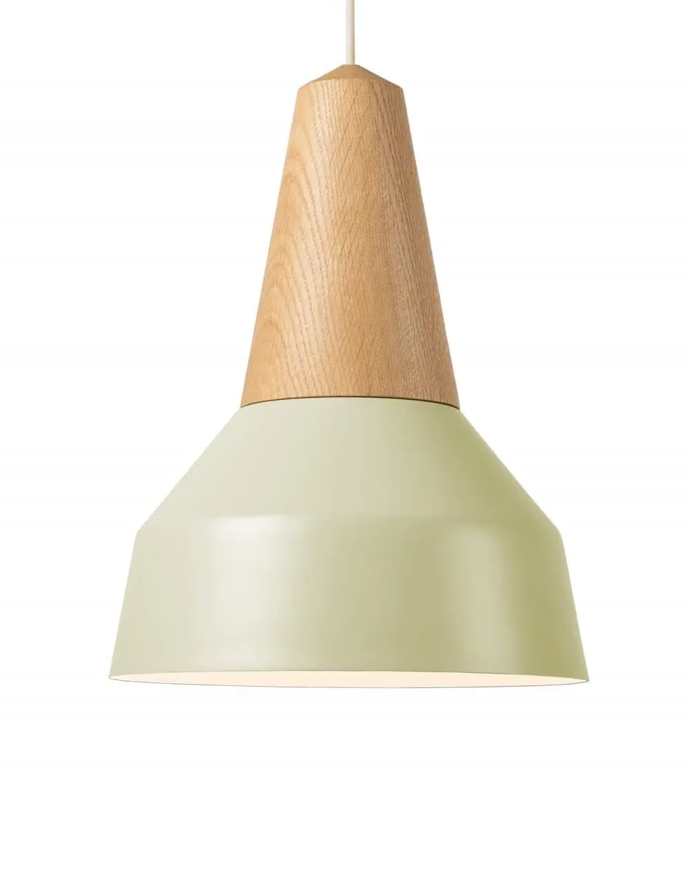 Pendant Light with Magnetic Shade - Oak