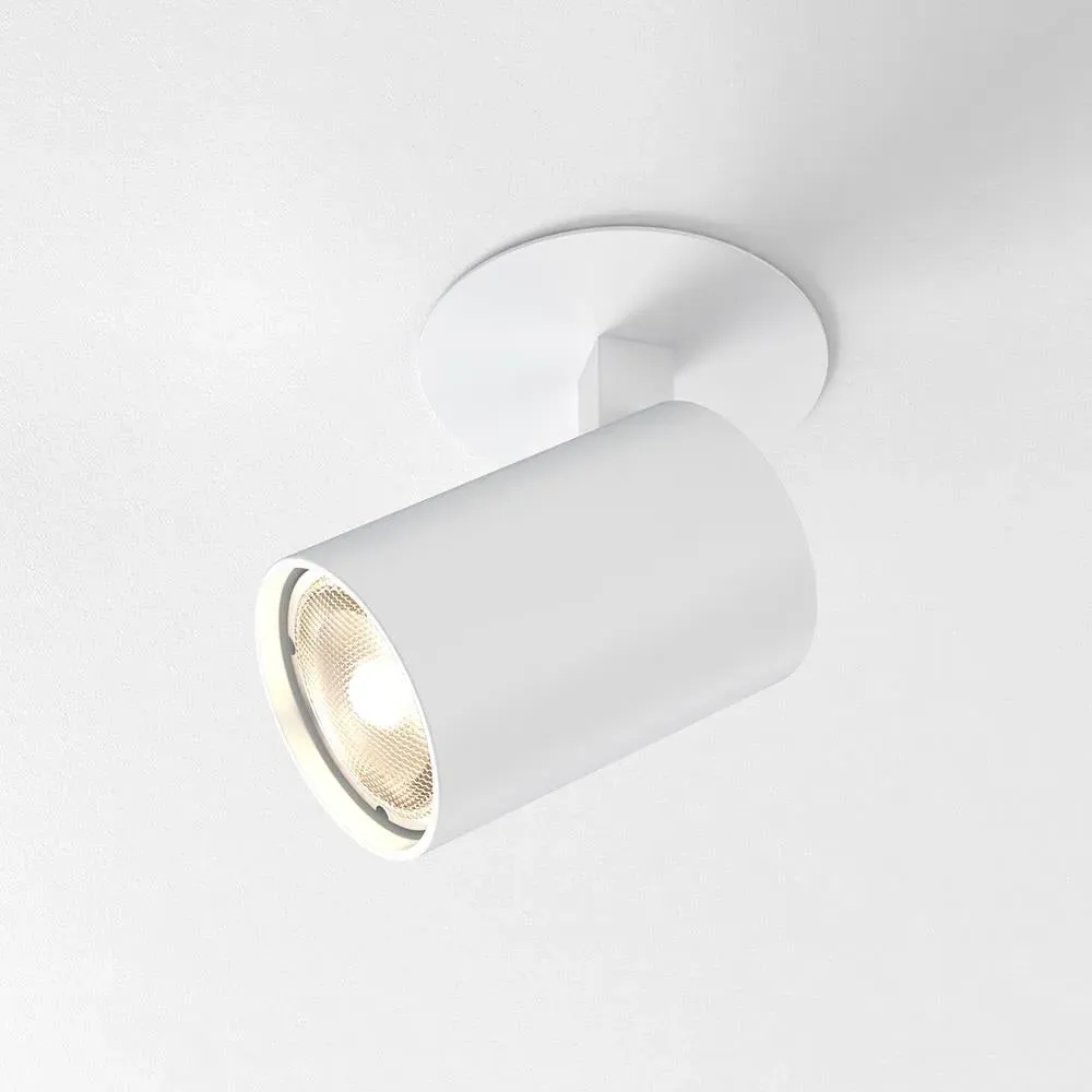 Recessed Spotlight with Rotation - Black, Steel