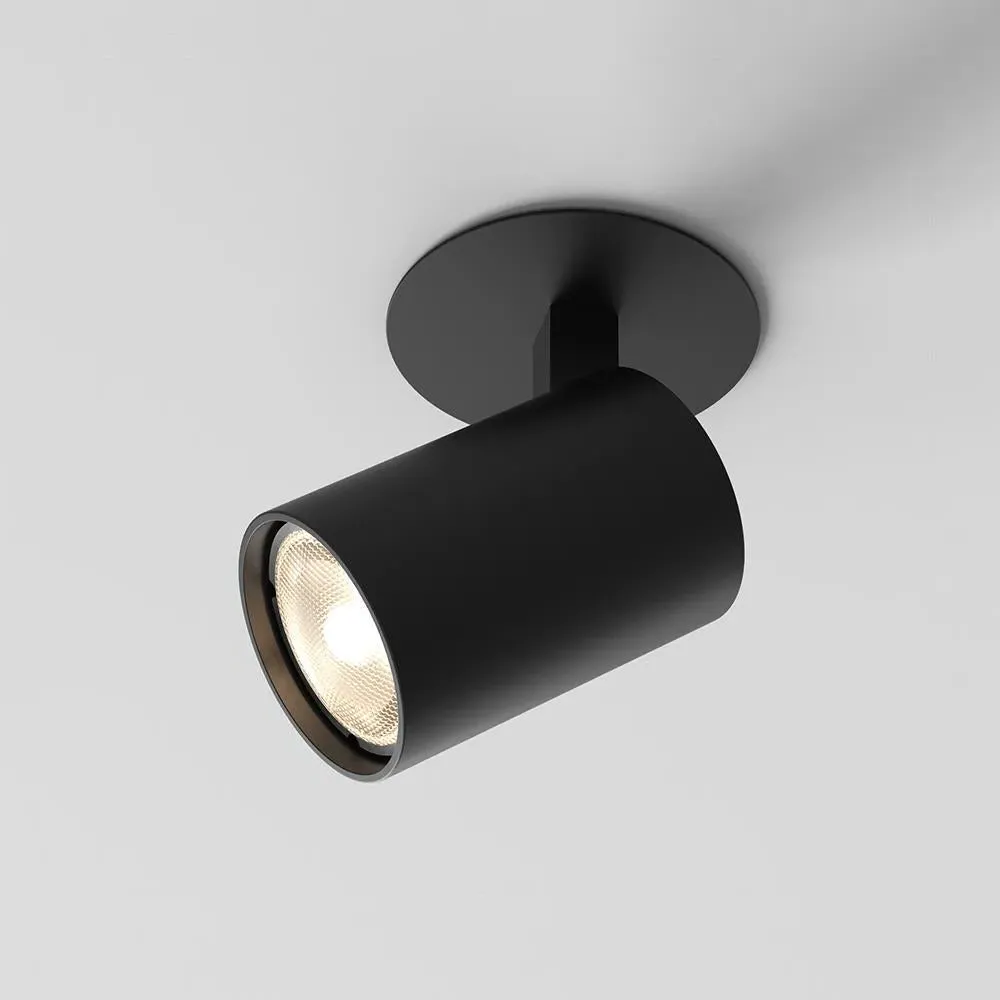 Recessed Spotlight with Rotation - Nickel, Steel