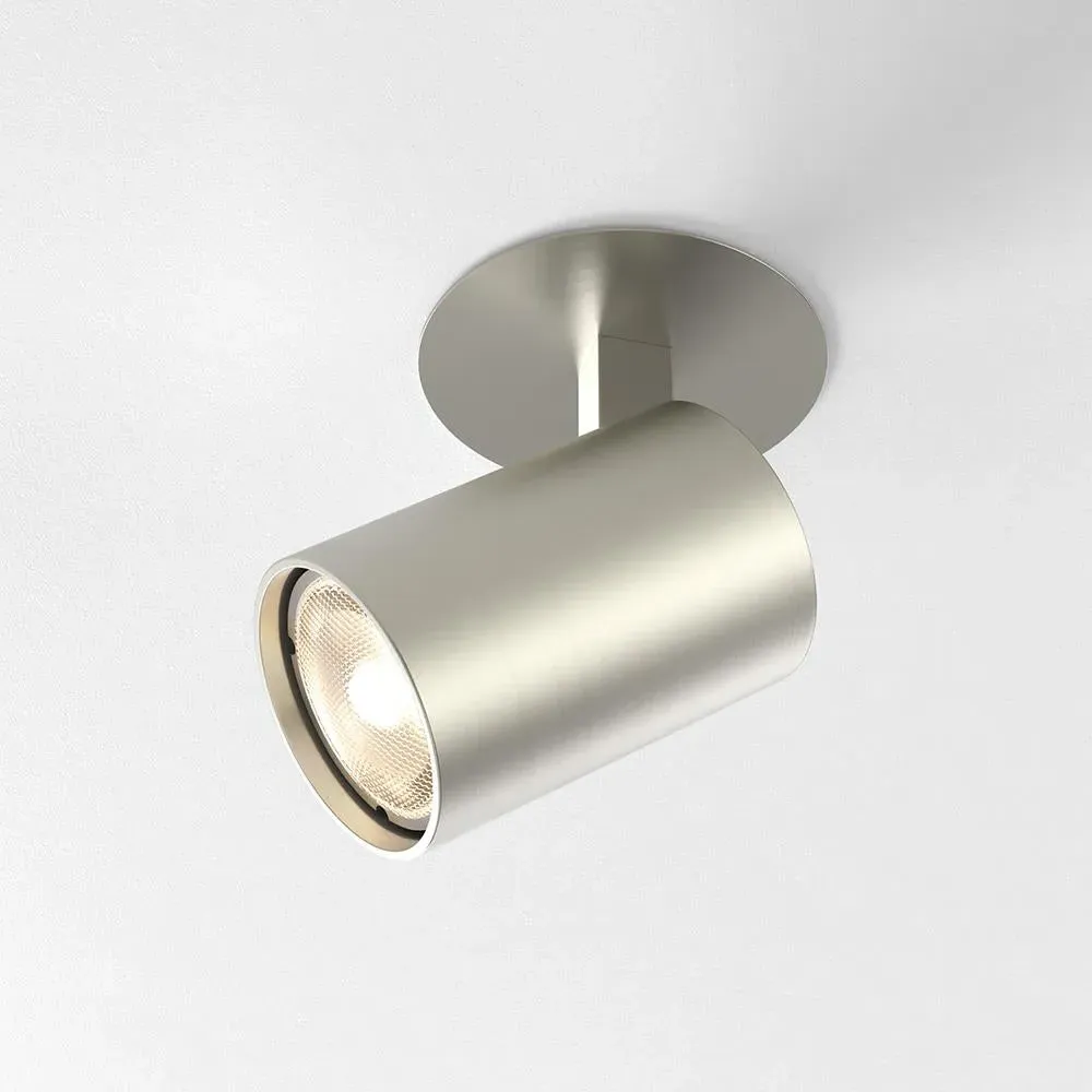 Recessed Spotlight with Rotation - White, Steel