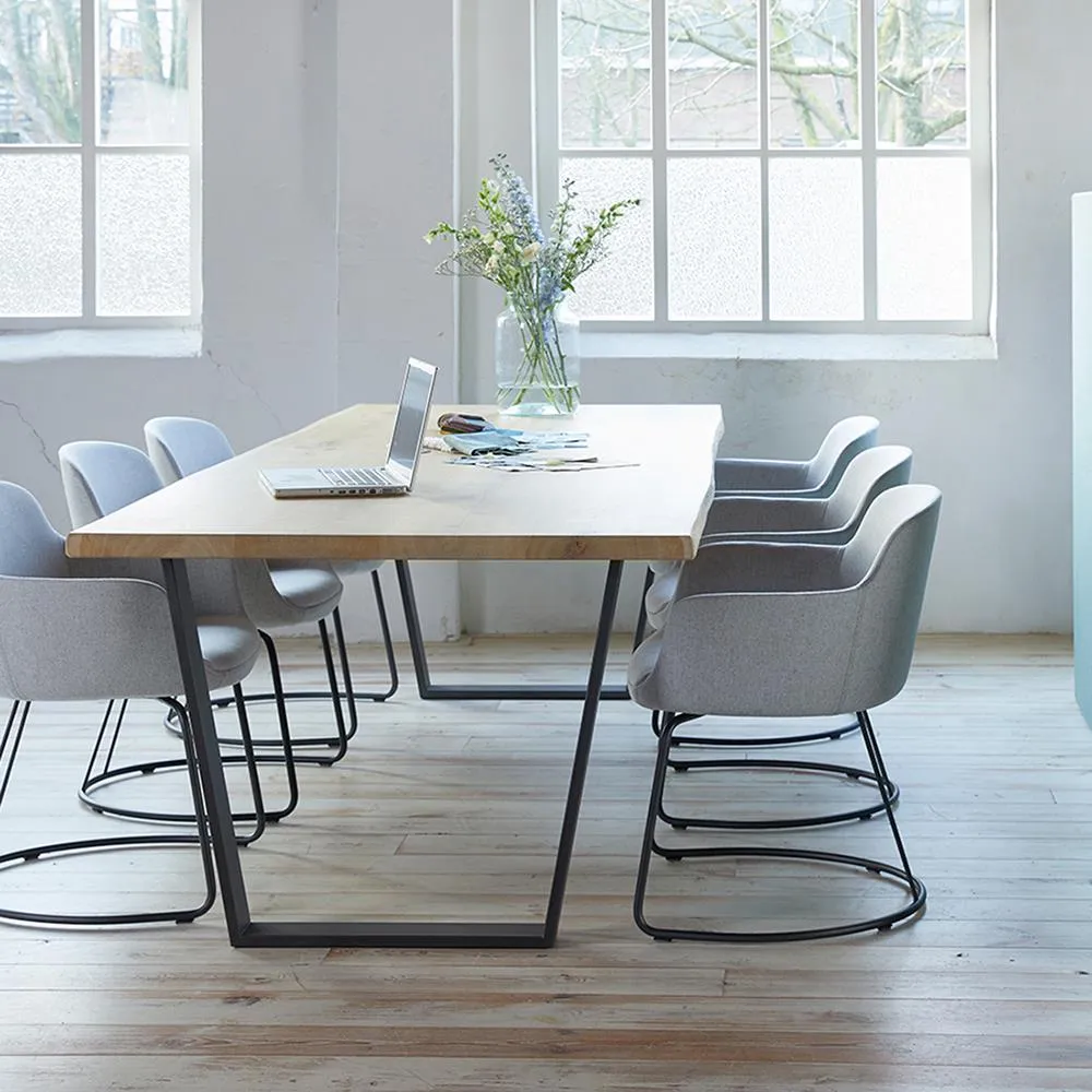Rectangular Dining Table Live Edge - Oak