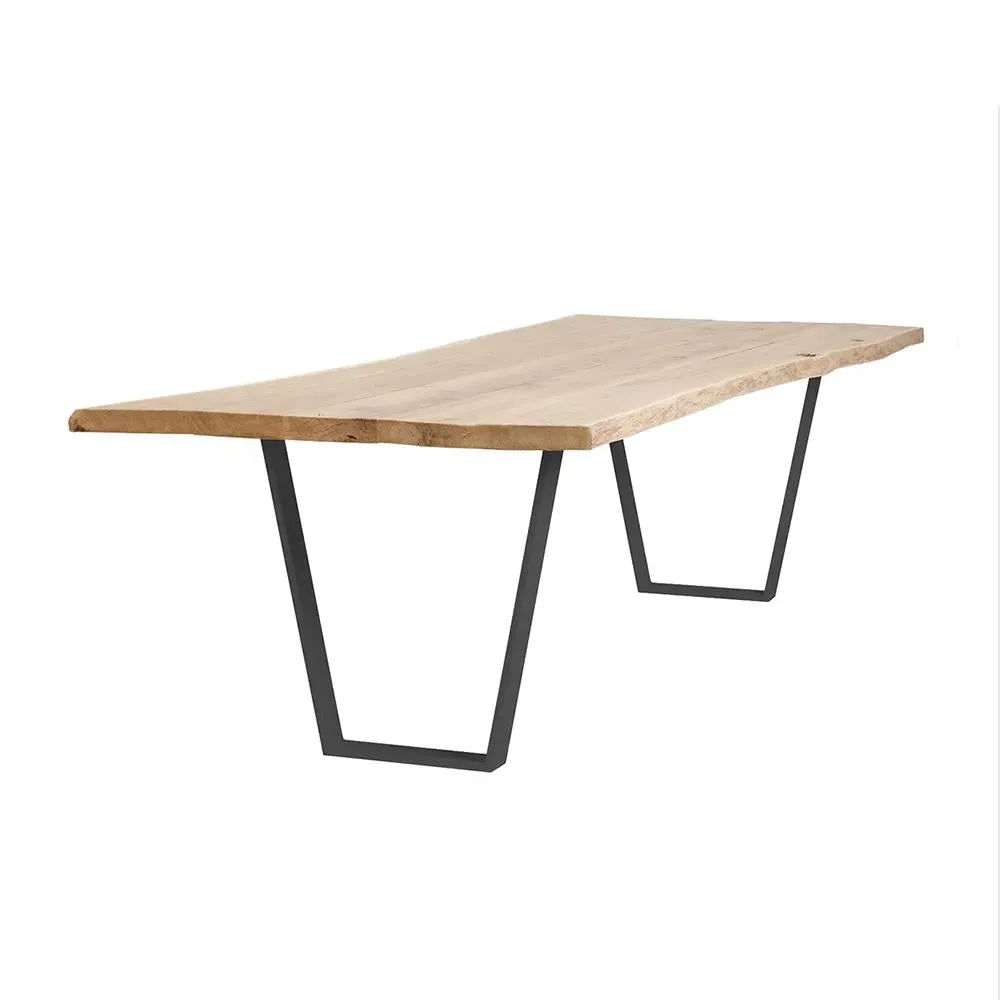 Rectangular Dining Table Live Edge - Oak