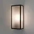 Sensor Wall Light with Frosted Glass - Black, Steel