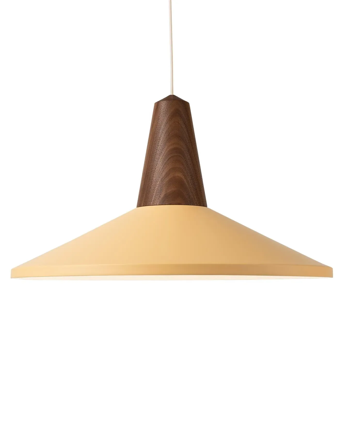 Shell Pendant Light with Magnetic Shade - Olive, Ash