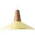 Shell Pendant Light with Magnetic Shade - Olive, Walnut