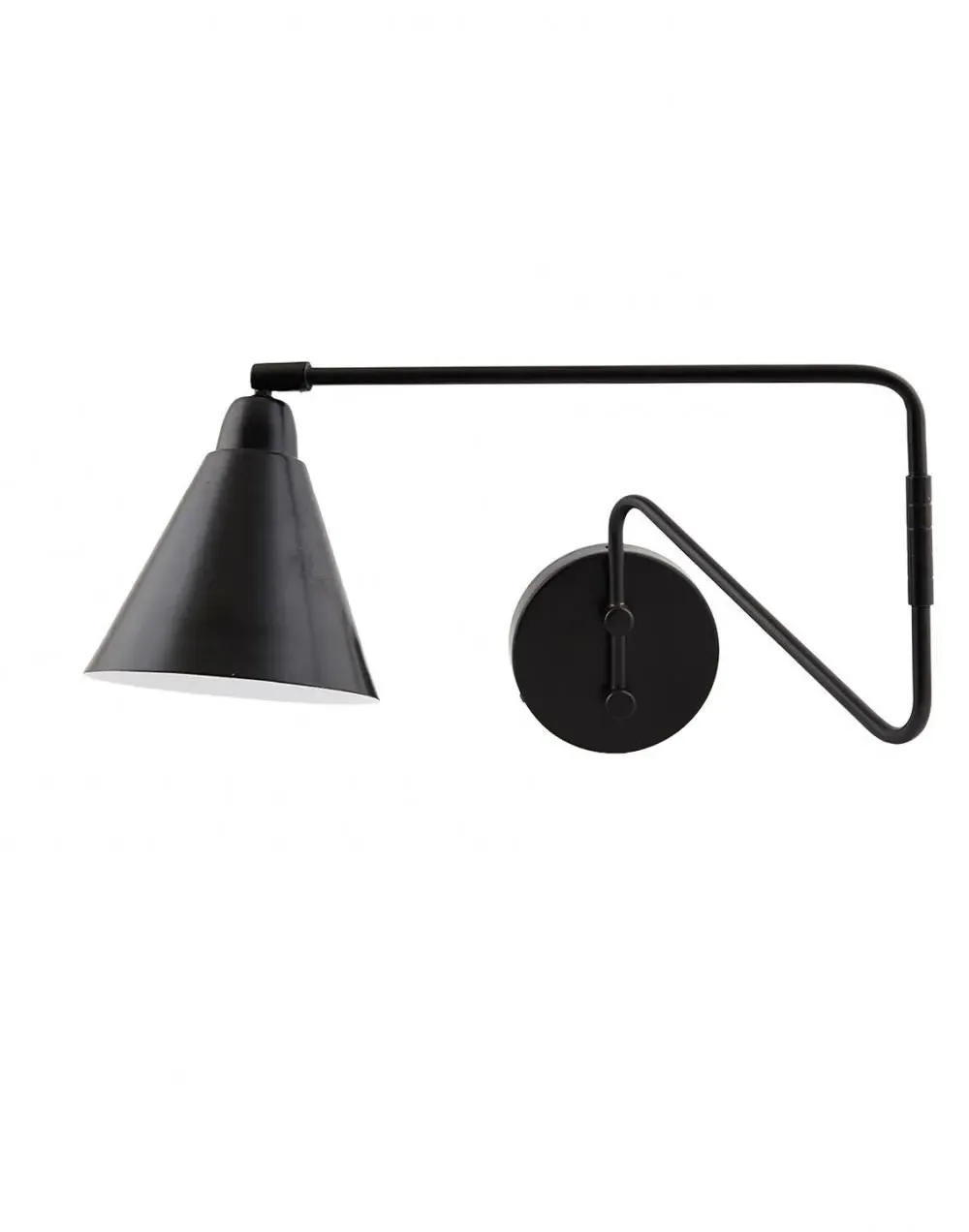 Short Wall Lamp Adjustable - Black