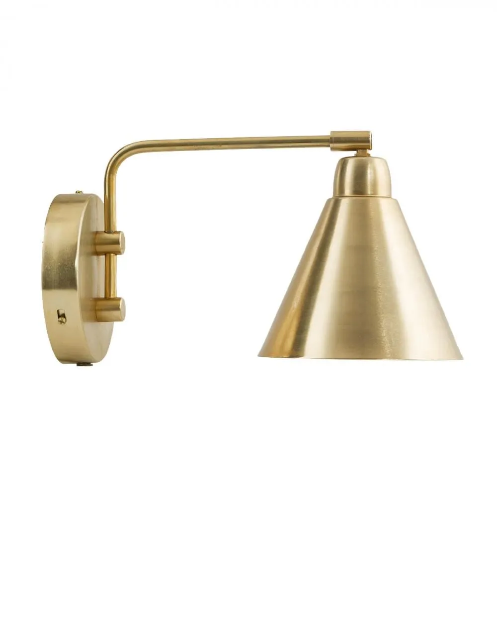 Short Wall Lamp Adjustable - Brass image