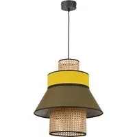 Singapore GM Pendant Light - Yellow, Linen