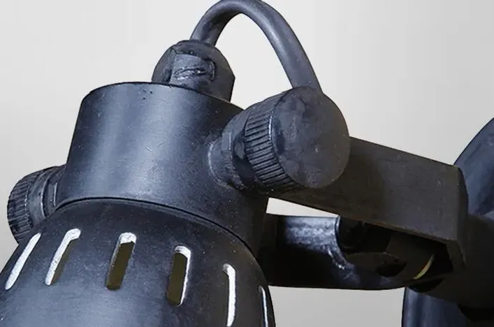 Single Spotlight Adjustable - Antique Black