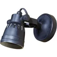 Single Spotlight Adjustable - Antique Black