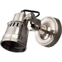 Single Spotlight Adjustable - Antique Silver