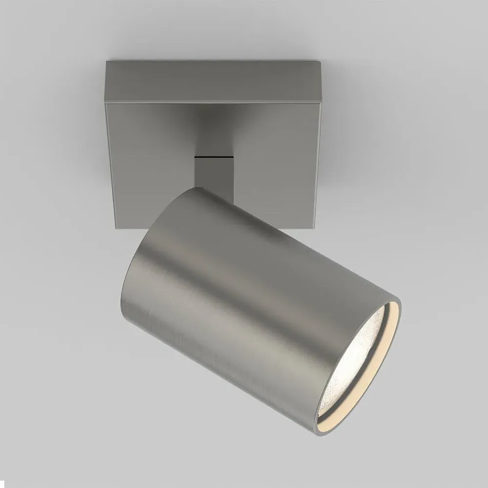 Single Spotlight with Rotation - White, Metal