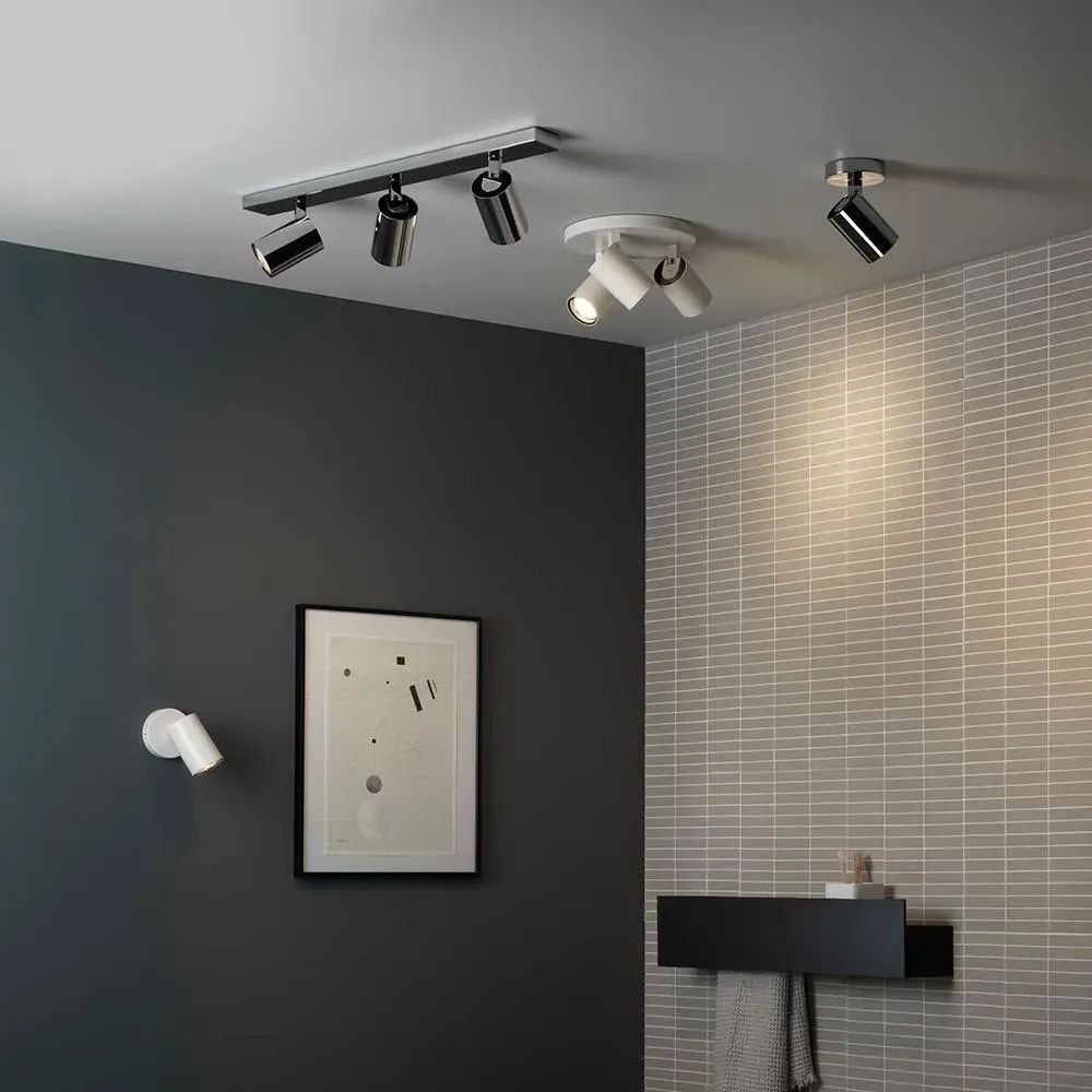 Single Wall Ceiling Spot Light - White