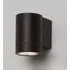Single Wall Light with LED - Black