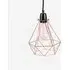 Small Diamond Cage Pendant Light - Copper, Metal