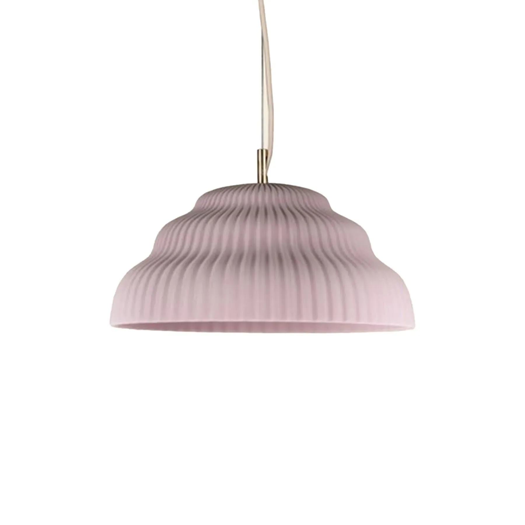 Small Pendant Light Cascading - Pink, Ceramic