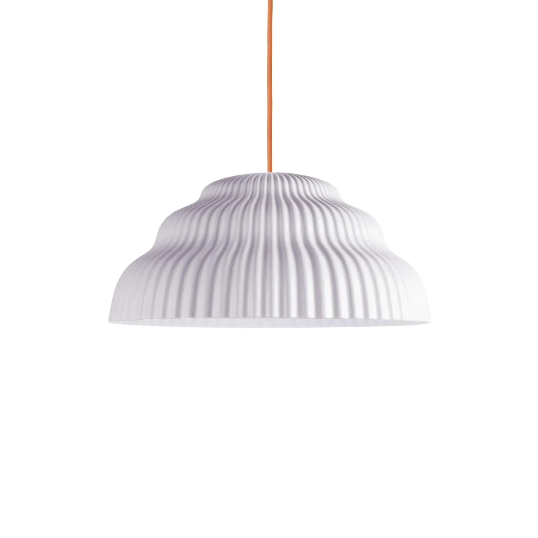 Small Pendant Light Cascading - Seashell, Ceramic