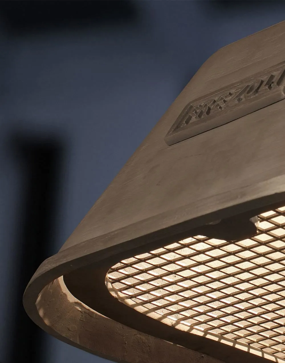 Small Pendant Light Industrial - Black, Aluminium