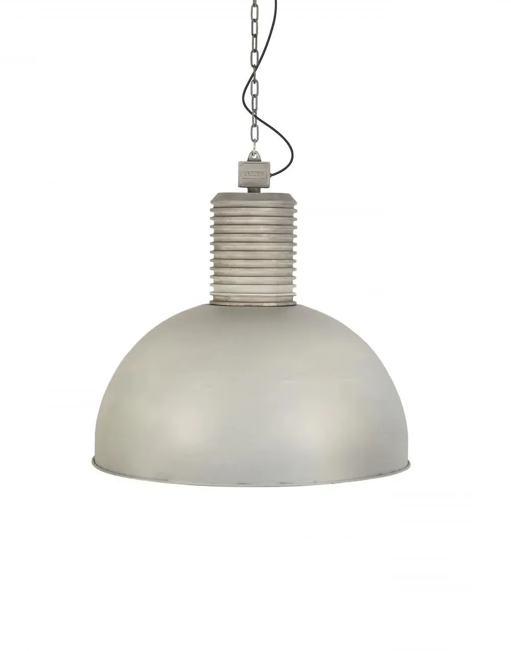 Small Pendant Light Industrial Style - Grey, Aluminium