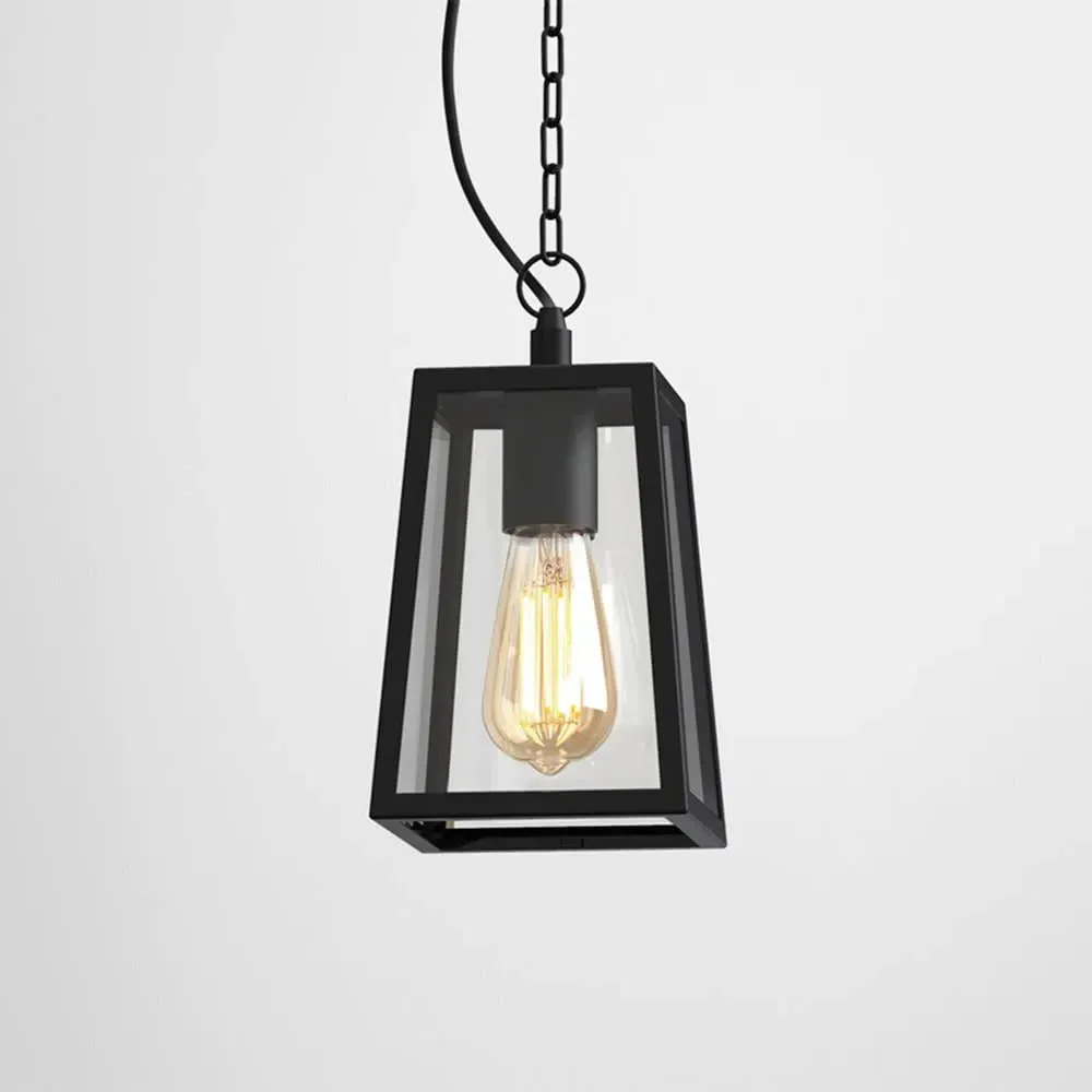Small Pendant Light with Quad Shape - Black image