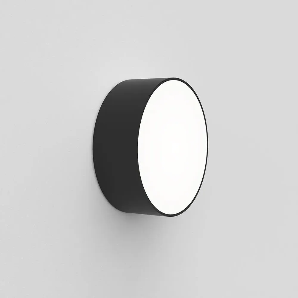 Small Round Wall Light - Black, Aluminium image