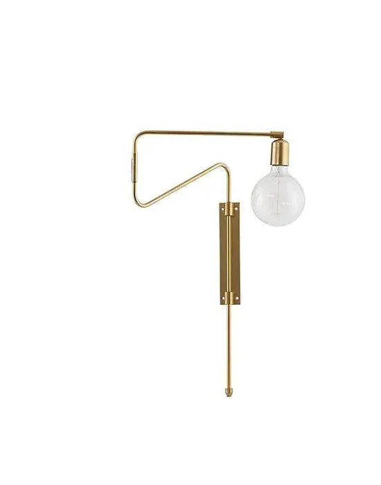 Small Swing Wall Lamp - Black, Iron