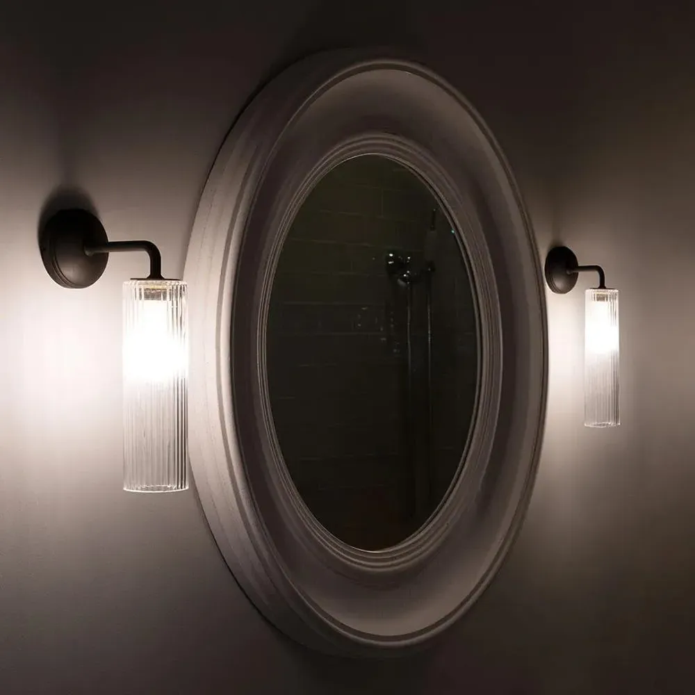 Small Wall Light - Antique Brass, Fine Porcelain