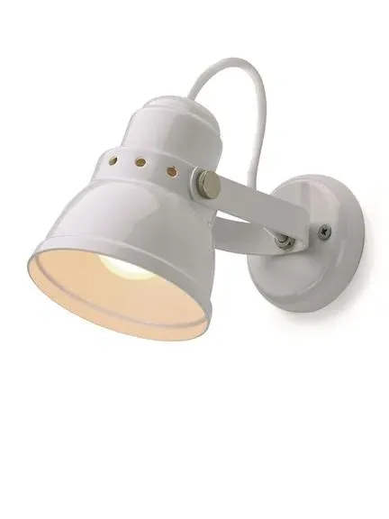 Small Wall Light with Adjustable Head - Black, Steel